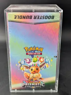 Pokemon SV8.5 Prismatic Evolutions Factory Sealed Booster Bundle Display Case - Image 1