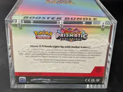 Pokemon SV8.5 Prismatic Evolutions Factory Sealed Booster Bundle Display Case - Image 3