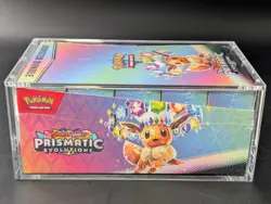 Pokemon SV8.5 Prismatic Evolutions Factory Sealed Booster Bundle Display Case - Image 4