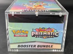 Pokemon SV8.5 Prismatic Evolutions Factory Sealed Booster Bundle Display Case - Image 5