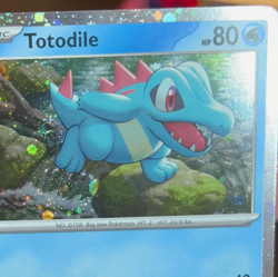 🌀Fart Swirl🌀 Totodile 041/216 Cosmos Holo Ascended Heroes Pokemon NM - Image 2