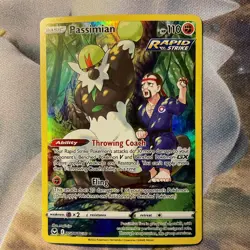 Pokemon Passimian Rapid Strike Full Art Ultra Rare Holo TG08/TG30 Silver Tempest - Image 1