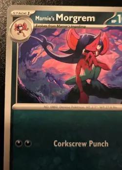 Marnie's Morgrem 135/182 Uncommon Scarlet & Violet: Destined Rivals Pokemon TCG - Image 2
