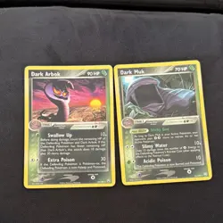 Vintage Team Rocket / Neo Destiny Dark Pokemon Lot – W/ PT Holo Slowking. (16) - Image 2