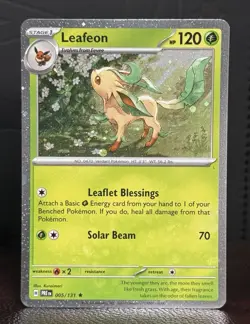 LOT of 8 Eevee Evolution Cosmos Holofoil Pokemon Prismatic Evolutions Promo MINT - Image 3