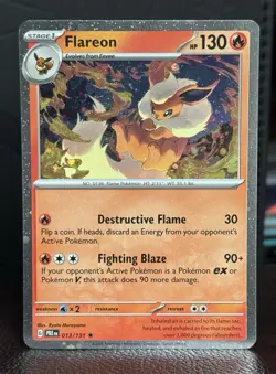 LOT of 8 Eevee Evolution Cosmos Holofoil Pokemon Prismatic Evolutions Promo MINT - Image 5