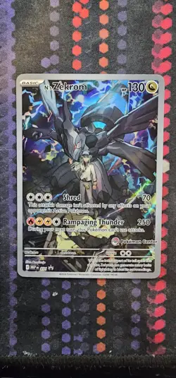 N's Zekrom 031 - Ascended Heroes ETB Promo - Pokemon Center Stamped - In Hand - Image 1