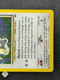 Smeargle 11/75 - Neo Discovery Unlimited Holo Rare Pokemon TCG NM Swirl - Image 5
