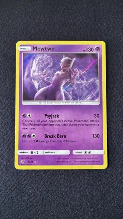 Mewtwo 12/18 Holo Rare Detective Pikachu Promo Set Pokemon TCG LP - Image 1