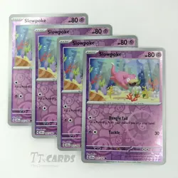 Slowpoke 057/142 REVERSE HOLO x4 - 4x Playset - Pokemon S&V Stellar Crown - Image 1