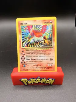Pokemon Ho-Oh 7/64 Neo Revelation Unlimited Edition Holo Rare English HP-c - Image 1