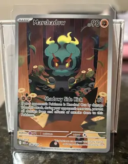 Pokemon TCG Marshadow 146/132 Mega Evolution Illustration Rare Holo - Image 1