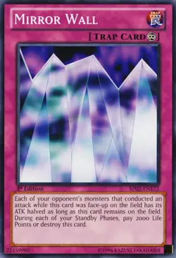 1x (P) Mirror Wall - BP02-EN172 - Common - 1st Edition YuGiOh - Image 1