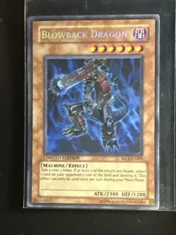 Yugioh Blowback Dragon MC2-EN005 Secret Rare Limited Edition LP - Image 1