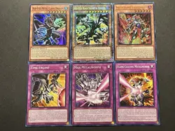 Red-Eyes Black Fullmetal Dragon + Metalflame Swordsman + Metal Claws | YuGiOh! - Image 1