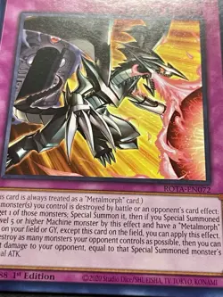 Red-Eyes Black Fullmetal Dragon + Metalflame Swordsman + Metal Claws | YuGiOh! - Image 2