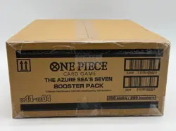 One Piece OP14-EB04 The Azure Sea's Seven English 12 Booster Box Case Sealed - Image 1