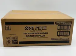 One Piece OP14-EB04 The Azure Sea's Seven English 12 Booster Box Case Sealed - Image 2