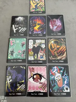 One Piece TCG 2nd Anniversary Don And Mixed Set. 10 Don Play Set - Image 1