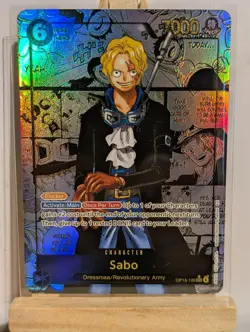 Sabo OP13-120 SEC Manga Alt Rare One Piece Card Game English - Image 1