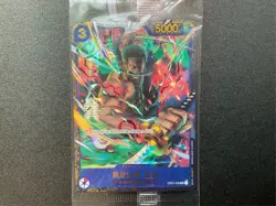 Flagship Battle Sealed Promo Roronoa Zoro OP01-025 Korean One Piece Card - Image 1
