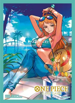Nami ONE PIECE Card Game Oﬃcial Card Sleeves 4 New Factory Sealed Authentic - Image 4