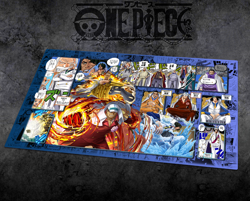 Playmat One Piece Navy CCG OPCG TCG Pad Trading Card Game Mat Free Bag - Image 1