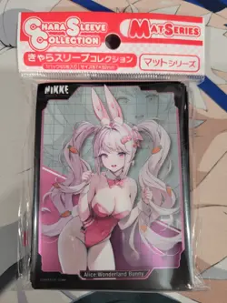 GODDESS OF VICTORY: NIKKE Alice: Wonderland Bunny Anime Card Sleeves *NEW* 65ct - Image 2
