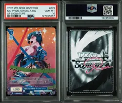 PSA 10 Weiss Schwarz Rose MAGIA MAGENTA AZUL SULFUR SP Signed Sequential No Ad - Image 3
