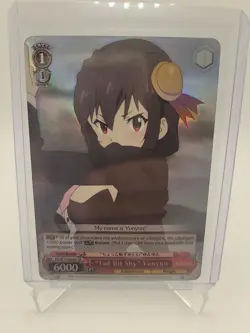 “Tad Bit Shy” YunYun (SR) Foil - Weiss Schwarz KONOSUBA Re:Edit ENGLISH - Image 1