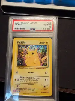 PSA 10 Pikachu 008/034 Trading Card Game Classic Holo - Image 1