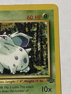 1st Edition Nidoran 57/64 Jungle Pokemon Card 1999 WOTC HP - Image 5