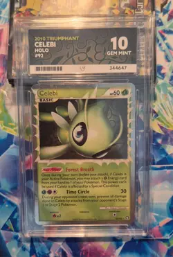 Celebi Prime TM92 – ACE Grading 10 – GEM MINT – Pokemon Card – Vintage Johto - Image 3