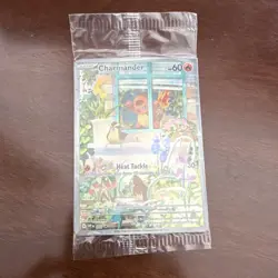 Pokemon Charmander Promo Card Game Pack SVP 044 Sealed English 2023 - Image 1
