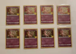 Pokemon Celebrations Holo Mew 011/025 Rare Card Lot Of 8 Cards - Image 1