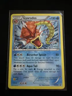 Pokemon TCG XY Gyarados Holo Black Star Promo Card XY109 - Image 1