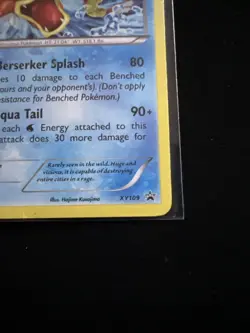 Pokemon TCG XY Gyarados Holo Black Star Promo Card XY109 - Image 3