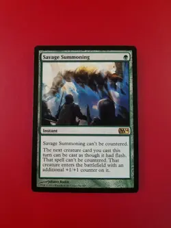 1x Savage Summoning | M14 Magic 2014 | MTG Magic Cards - Image 5