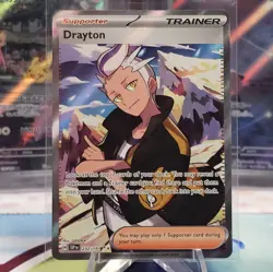 Drayton 232/191 Sv08: Surging Sparks Full Art Ultra Rare Holo Pokemon Card NM - Image 1