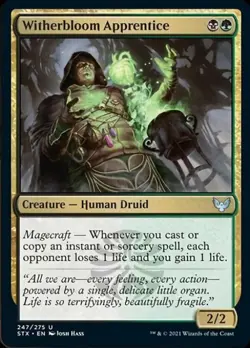 Witherbloom Apprentice -Foil Light Play MTG Strixhaven - Image 1