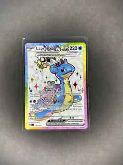 Lapras ex 158/142 SV07: Stellar Crown Ultra Rare Pokemon Card - Image 1