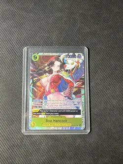 Bandai One Piece Card Game Boa Hancock OP14-112 SR Holo Azure Sea's Seven - Image 1