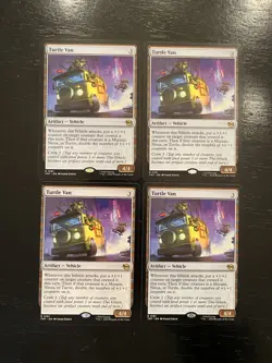 Turtle Van X4X NM/M Teenage Mutant Ninja Turtles TMT Magic MTG - Image 1