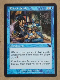 Rhystic Study - Prophecy - Near Mint | MTG - Image 1