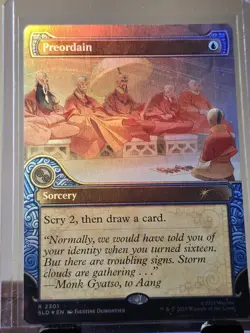 Preordain (2301) (Rainbow Foil) Secret Lair Drop SLD Avatar MTG Foil NM - Image 1