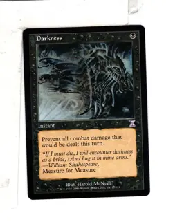 MTG SkeenAB Darkness from Timeshifted. NM. - Image 1