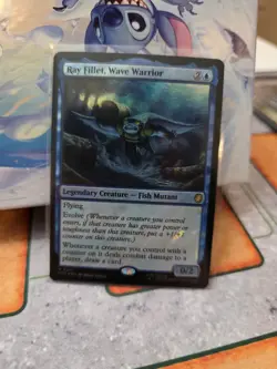 x1 Ray Fillet, Wave Warrior - Surge Foil R MTG Commander: Teenage Mutant Ninja T - Image 1