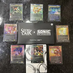 FOIL Friends and Foes Secret Lair x Sonic-UNSEALED MTG - Image 1