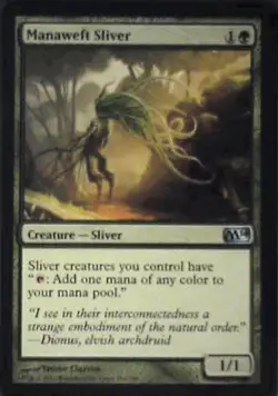 Manaweft Sliver - Magic 2014 (M14): #184, Magic: The Gathering Nm C262 - Image 1