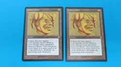 2x RESERVED LIST JESTER'S MASK ICE AGE MTG MAGIC GATHERING NM / UNPLAYED - Image 1